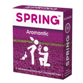 Ароматизированные презервативы SPRING AROMANTIC - 3 шт.